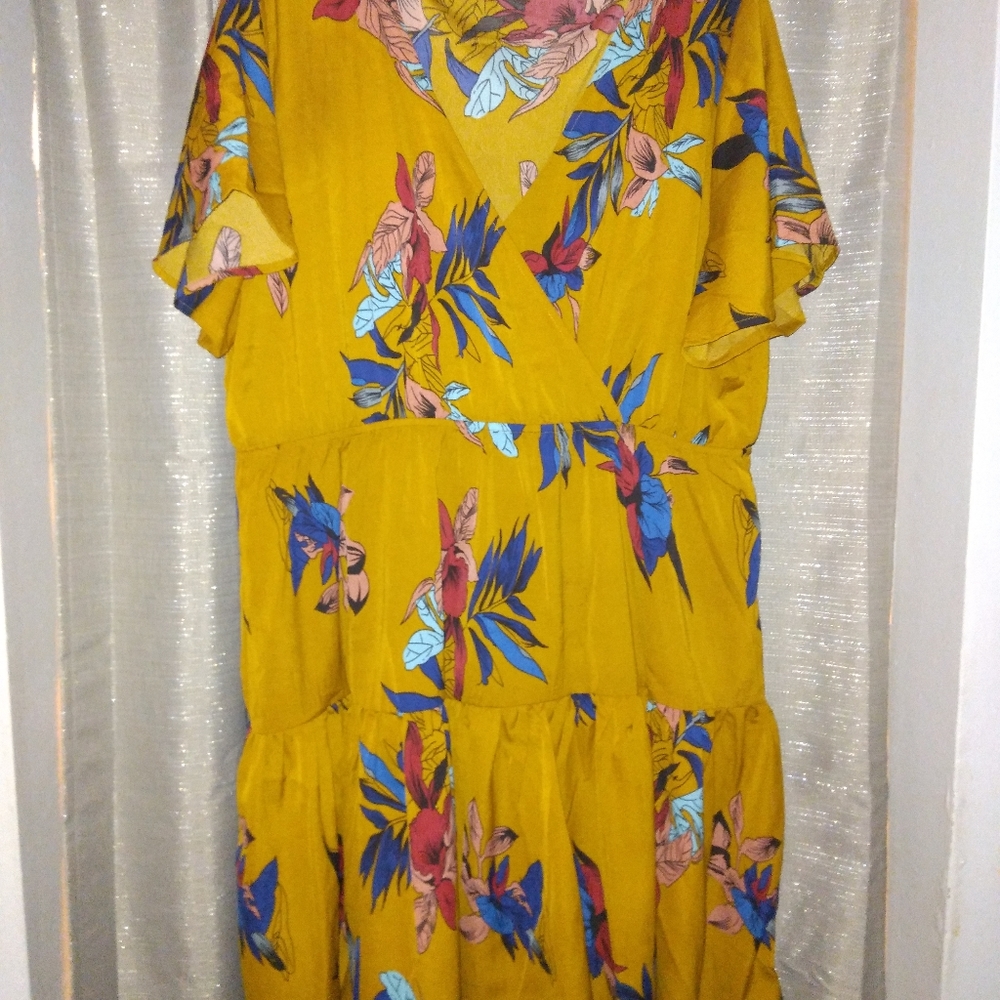 Mustard color dress